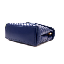 Saint Laurent Lou Lou Media Pelle Blu