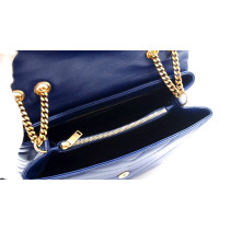 Saint Laurent Lou Lou Media Pelle Blu