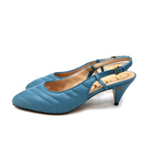 Gucci Slingback Pelle Azzurra