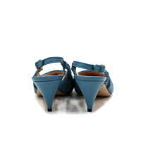 Gucci Slingback Pelle Azzurra