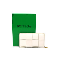 Bottega Veneta Portafoglio Zippy Pelle Panna