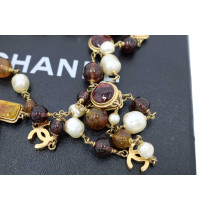 Chanel Collana Metallo Perle e Pietre