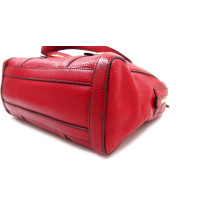 Prada Shopping Pelle Martellata Rossa