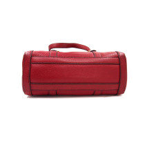 Prada Shopping Pelle Martellata Rossa