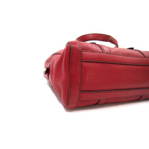 Prada Shopping Pelle Martellata Rossa