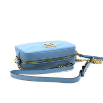 Gucci GG Marmont Pelle Azzurra