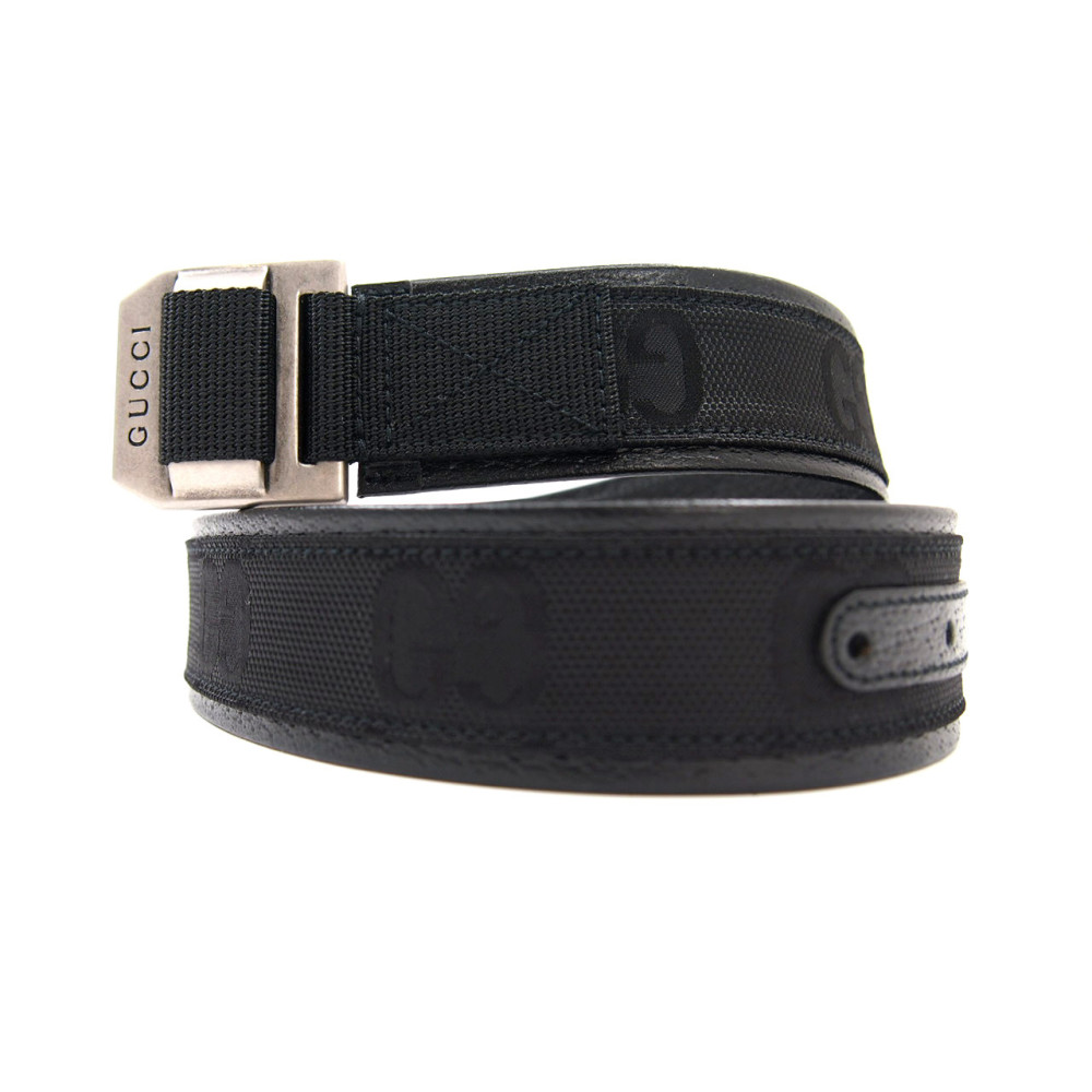 Gucci Cintura Tela Nera