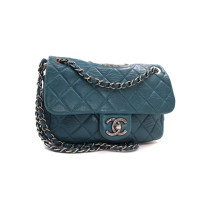 Chanel Shopping Pelle Verde Acqua