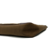 Prada Pochette Tela Marrone