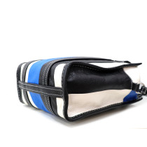 Balenciaga Bazar Shopping Pelle Bianca e Blu