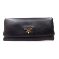Prada Portafoglio Pelle Saffiano Nera