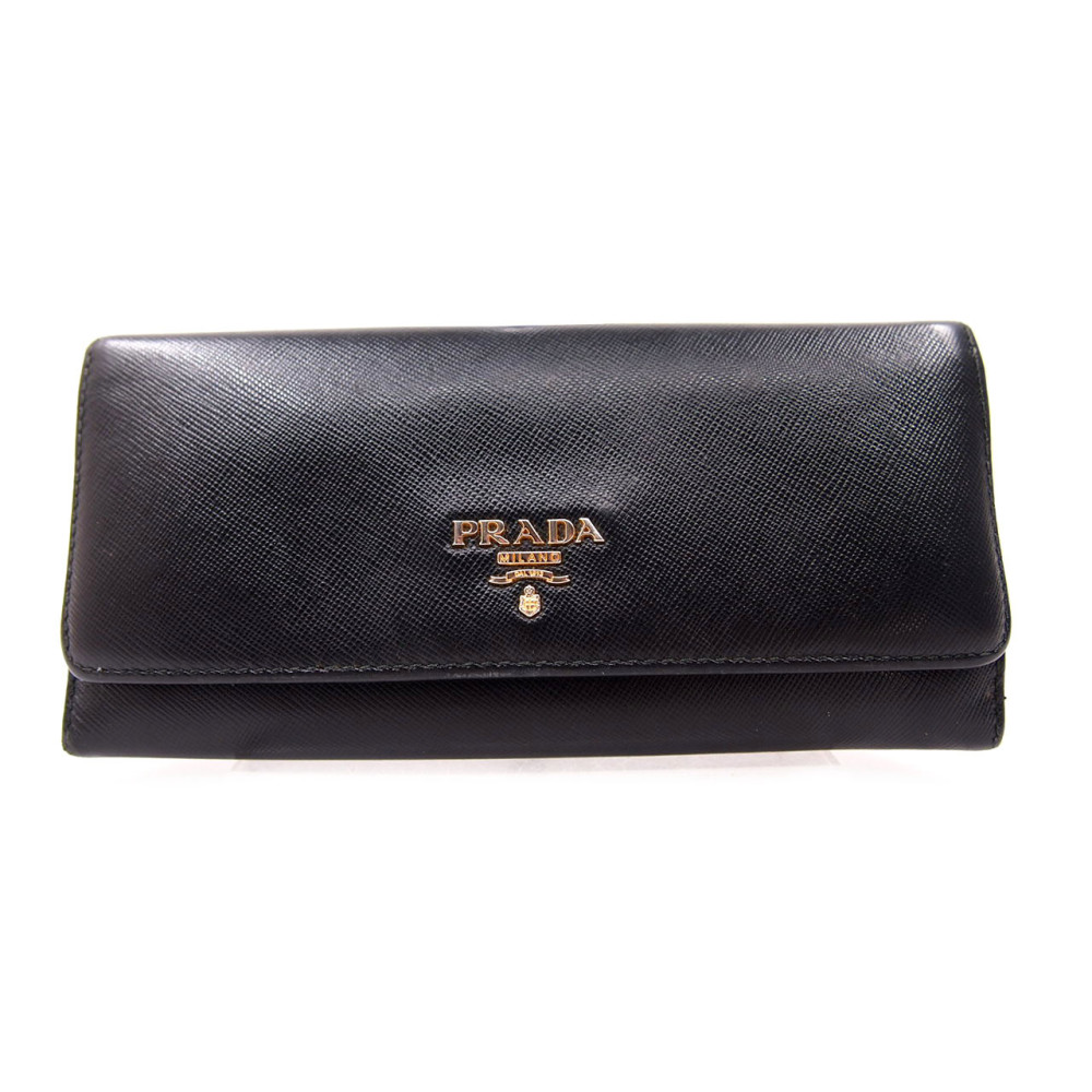 Prada Portafoglio Pelle Saffiano Nera