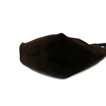 Gucci Shopping Suede Marrone