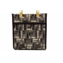 Fendi Sunshine Small Tela Marrone