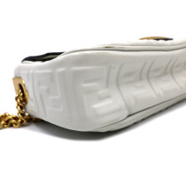 Fendi Baguette Pelle Bianca