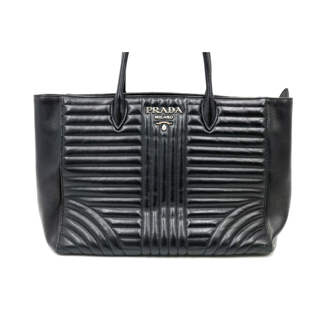 Prada Shopping Pelle Nera