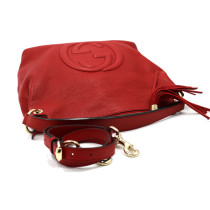 Gucci Soho Hobo Pelle Rossa