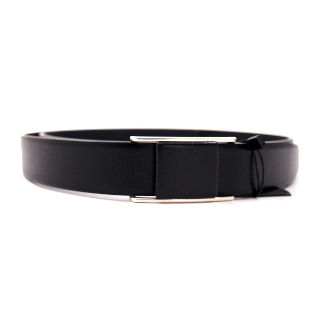 Saint Laurent Cintura Pelle Nera