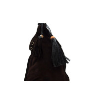 Miu Miu Shopping Suede Marrone