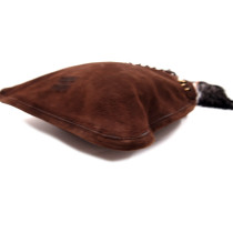 Miu Miu Shopping Suede Marrone