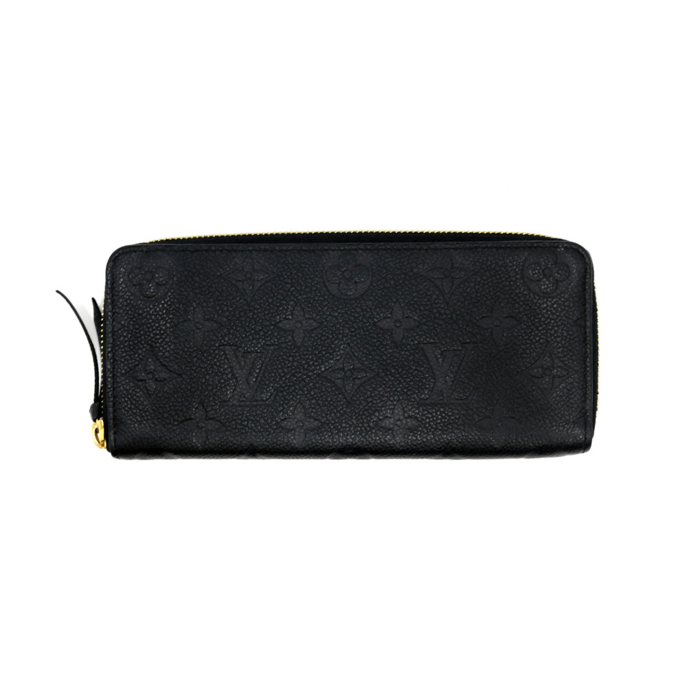 Louis Vuitton Zippy Clemence Portafoglio Empreinte Nero