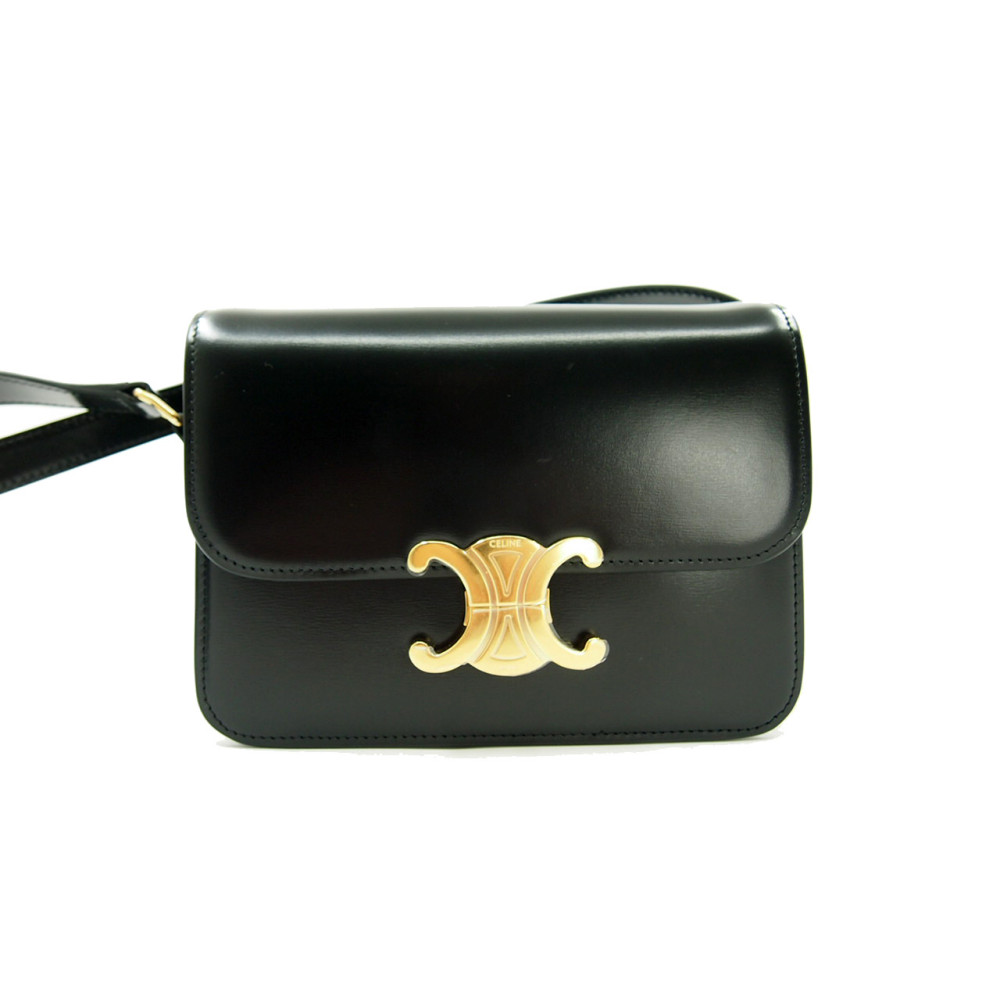 Celine Triomphe Pelle Nera