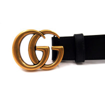 Gucci Cintura Marmont Pelle Nera