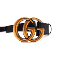 Gucci Cintura Marmont Pelle Nera