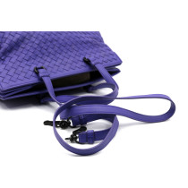 Bottega Veneta Shopping Pelle Intrecciata Viola