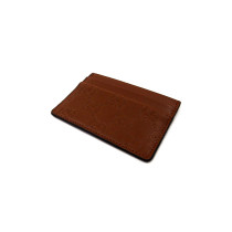 Gucci Portacarte GG Emblem Marrone