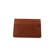 Gucci Portacarte GG Emblem Marrone