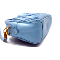 Miu Miu Matelassé Pelle Azzurra