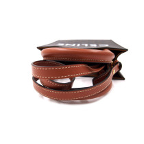 Celine Cabas Mini Verticale Tela Triomphe Marrone