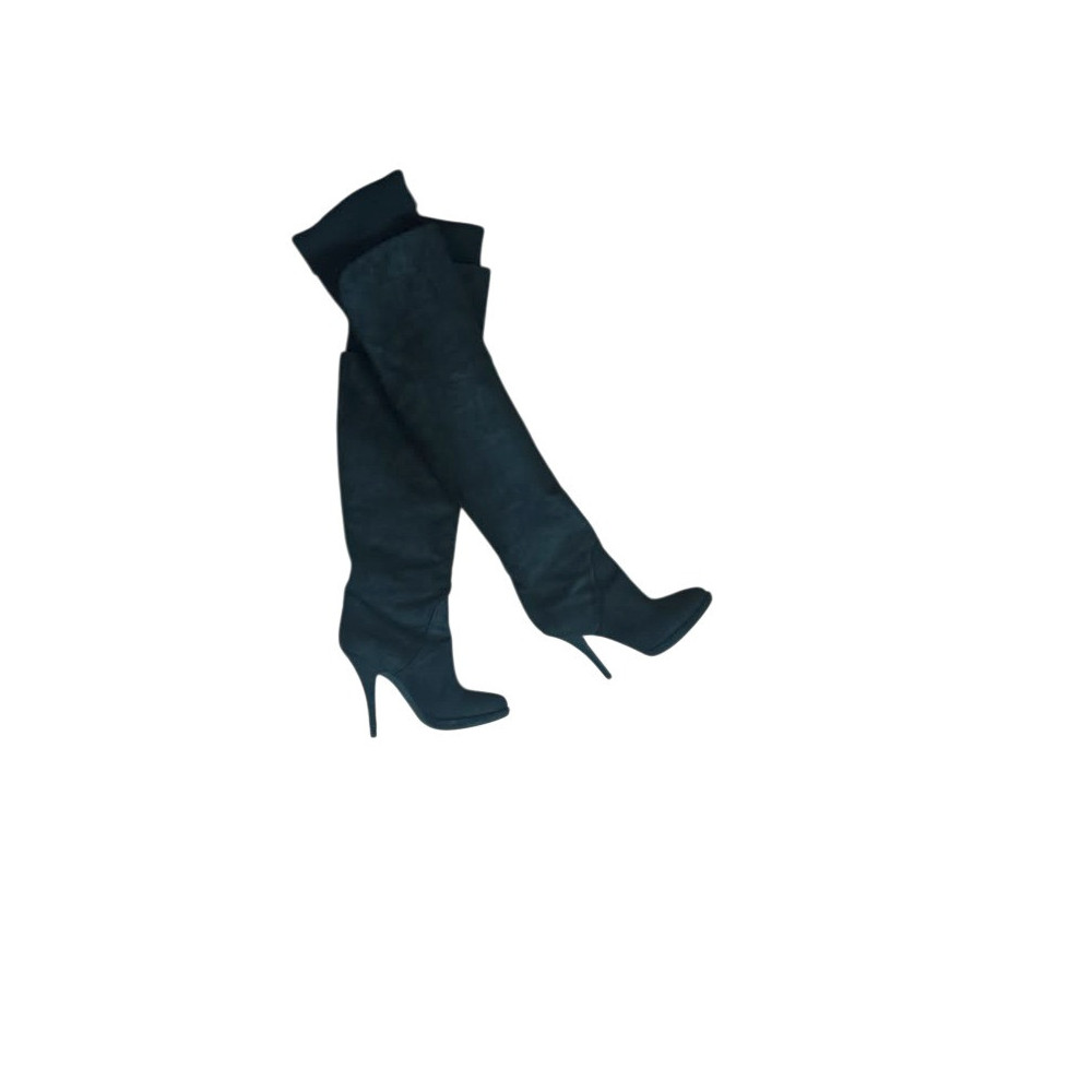 Givenchy Stiefel 38 Schwarzes Wildleder