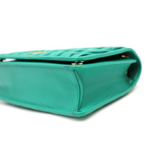 Miu Miu Tracollina Pelle Verde