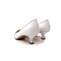 Bottega Veneta Decollete Madame Pelle Bianca