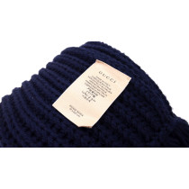 Gucci Sciarpa Lana Blu