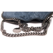 Stella McCartney Falabella Tote 3 Catene Blu Petrolio