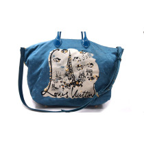 Louis Vuitton Neuville Vogue Nylon Azzurro