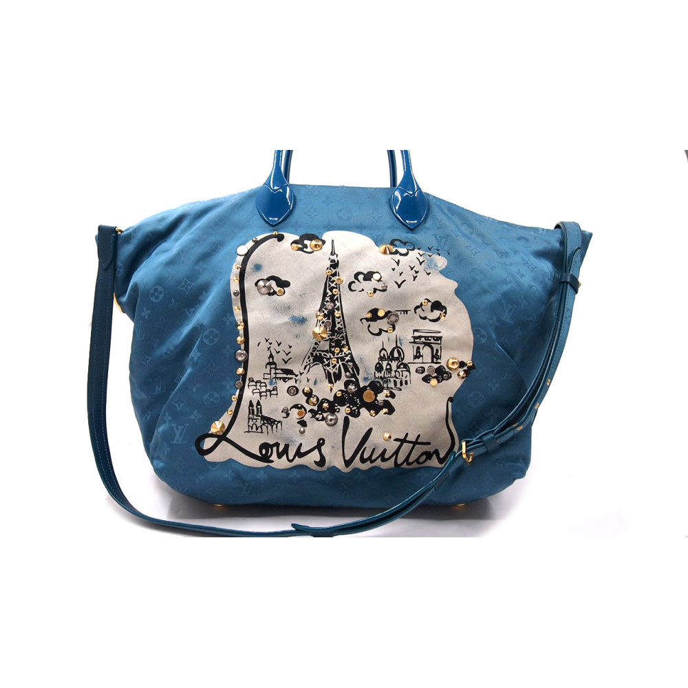 Louis Vuitton Neuville Vogue Nylon Azzurro