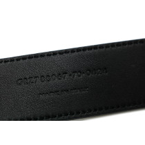 Saint Laurent Cintura Pelle Nera