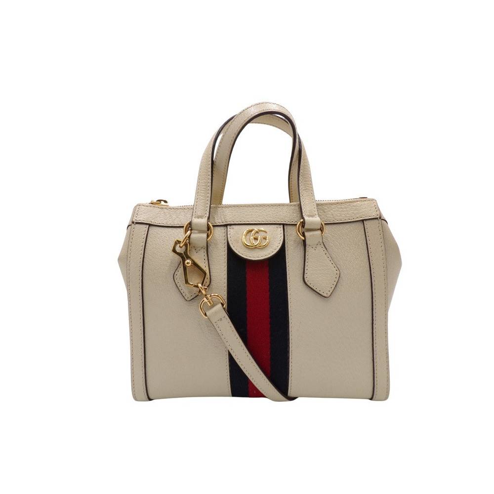 Gucci Tracolla Ophidia Pelle Avorio
