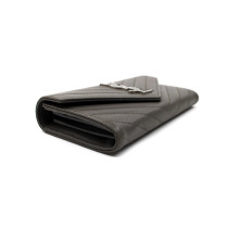 Saint Laurent Portafoglio Pelle Grigia