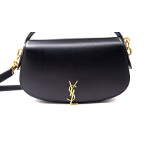 Saint Laurent Voltaire Schwarzes Leder