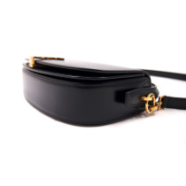 Saint Laurent Voltaire Schwarzes Leder