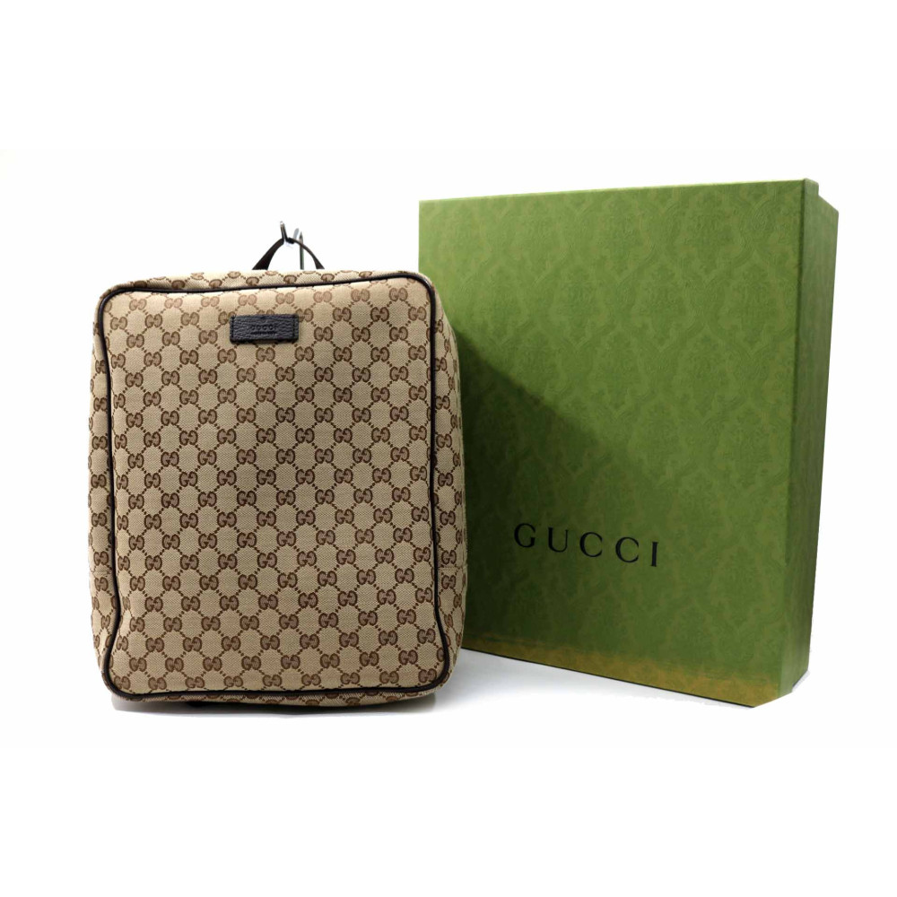 Gucci Zaino Rectangulair GG Beige