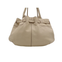 Tod's Shopping Pelle Avorio