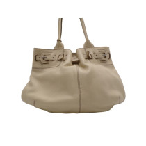 Tod's Shopping Pelle Avorio