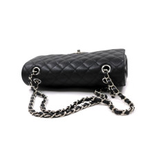 Chanel Classic Flap Timeless Media Pelle Nera