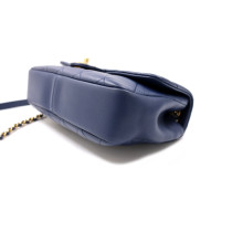 Chanel Tracolla Pelle Blu